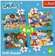 4 in 1 Puzzle - Die Schlümpfe