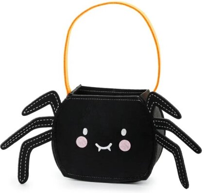 Süßigkeiten-Tasche Spinne - schwarz