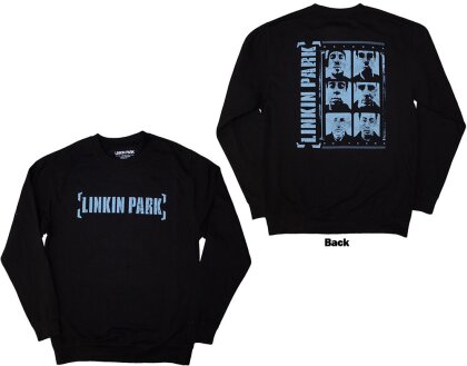 Linkin Park Unisex Sweatshirt - Meteora Portraits (Back Print) - Grösse M