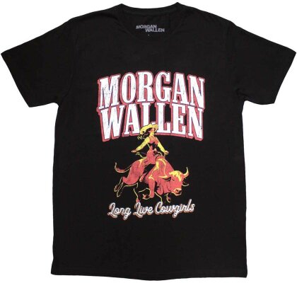 Morgan Wallen Unisex T-Shirt - Long Live Cowgirls - Grösse L