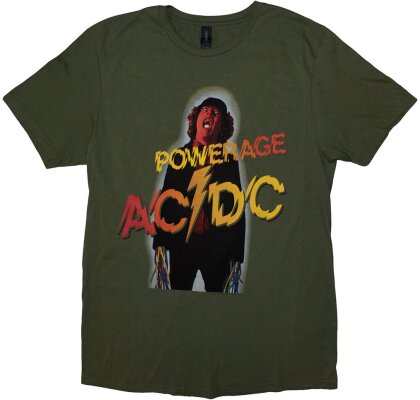 AC/DC Unisex T-Shirt - Powerage (Khaki Green)