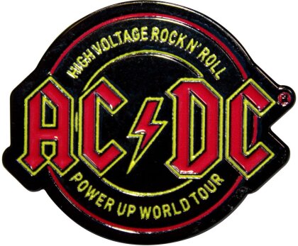 AC/DC Pin Badge - High Voltage Rock N Roll PWR-UP World Tour (Ex-Tour)