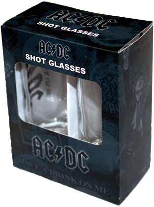 AC/DC Shot Glass Set - Have A Drink On Me