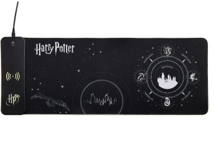 Numskull - Harry Potter - XXL gaming mouse pad and wireless charger