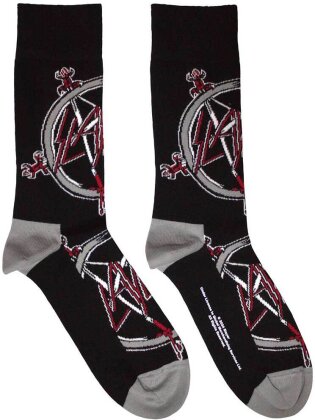 Slayer Unisex Ankle Socks: Pentagram (UK Size 7 - 11)