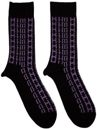 HIM Unisex Ankle Socks: Logo Repeat (UK Size 7 - 11)