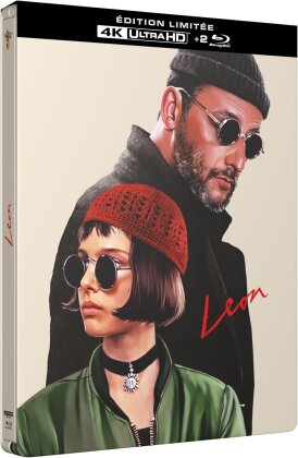 Léon (1994) (Version Cinéma, Édition Limitée, Version Longue, Version Restaurée, Steelbook, 4K Ultra HD + 2 Blu-ray)