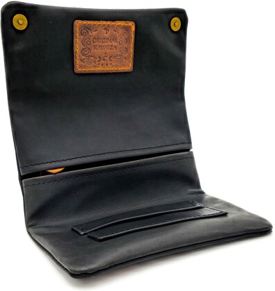 Kavatza Tabaktasche TP01-CR Classic Deluxe Smooth Goat Hide Black