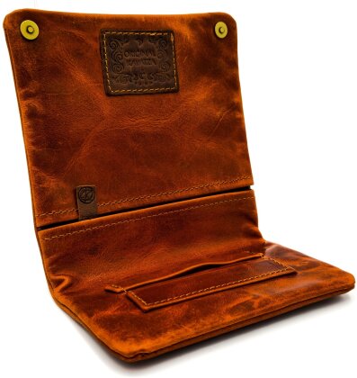 Kavatza Tabaktasche TP03-CR Tabba Deluxe Vegetable Tanned Cowhide Cognac