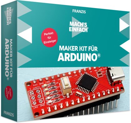 FRANZIS 67193 - Mach`s einfach - Maker Kit für Arduino Perfekt für Einsteiger