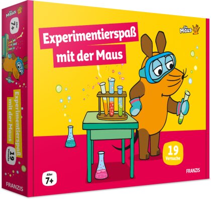 FRANZIS 67232 - Die Maus Experimentierspaß mit der Maus. Mehr als 20 Versuche! Für Kinder ab 7 Jahren