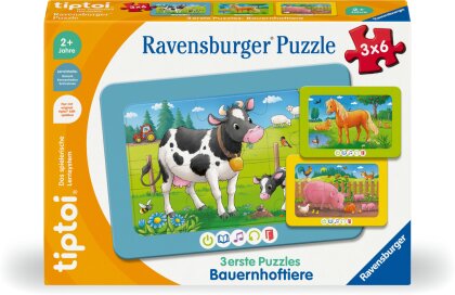 tiptoi® 3 erste Puzzles - Bauernhoftiere