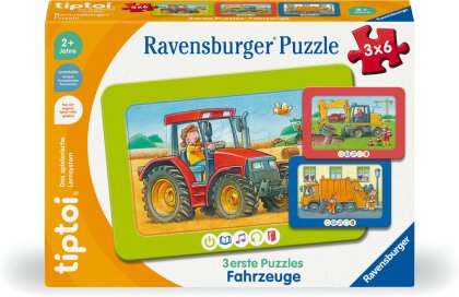 tiptoi® 3 erste Puzzles - Fahrzeuge