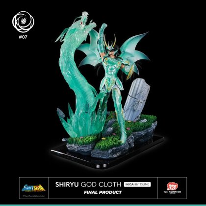 Tsume Art - IKIGAI 1/6 - Saint Seiya - Shiryu God Cloth Statue 43cm