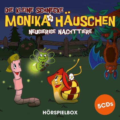 Die Kleine Schnecke Monika Häuschen - Monika Häuschen - Neugierige Nachttiere (5 CDs)