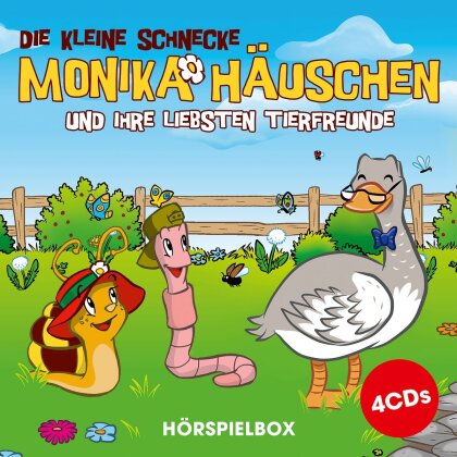 Die Kleine Schnecke Monika Häuschen - Monika Häuschen und ihre liebsten Tierfreunde (4 CDs)