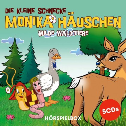 Die Kleine Schnecke Monika Häuschen - Monika Häuschen - Wilde Waldtiere (5 CDs)