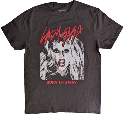 Lady Gaga Unisex T-Shirt - Born This Way Photo - Taglia M