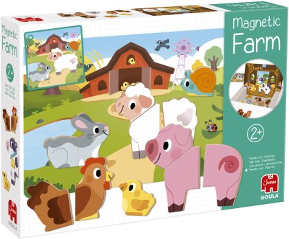 Magnetischer Bauernhof - Box mit Hintergrundbild, 12