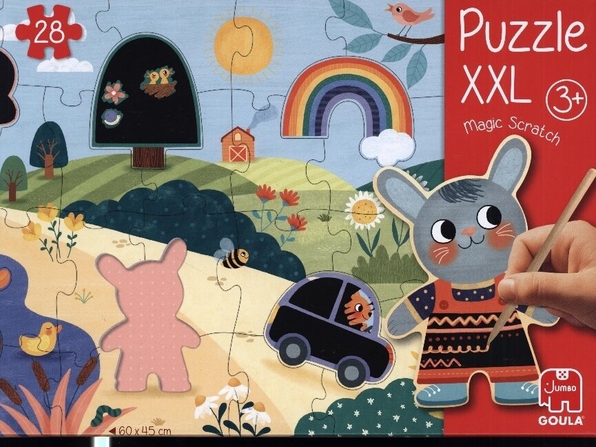 GOULA XXL Zauber-Kratz-Puzzle