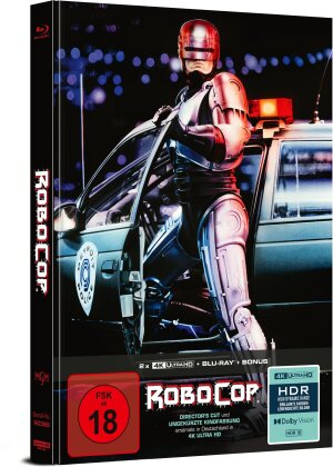 RoboCop (1987) (Director's Cut, Kinoversion, Limited Collector's Edition, Mediabook, Uncut, 2 4K Ultra HDs + 2 Blu-rays)