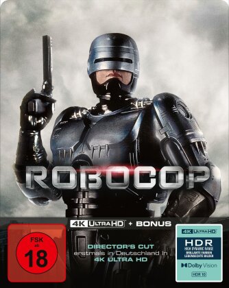 RoboCop (1987) (Director's Cut, Limited Edition, Steelbook, 4K Ultra HD + Blu-ray)