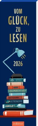 Lesezeichenkalender Vom Glück - zu lesen 2026