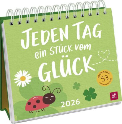 Postkartenkalender 2026 - Jeden Tag ein Stück vom Glück