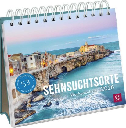 Wochenkalender 2026 - Sehnsuchtsorte