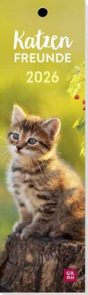 Lesezeichenkalender 2026 - Katzenfreunde