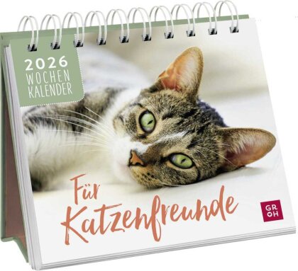 Mini-Wochenkalender 2026 - Für Katzenfreunde