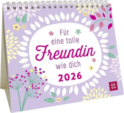 Mini-Kalender 2026 - Für eine tolle Freundin wie dich