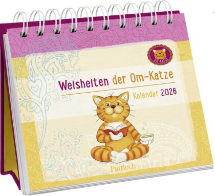 Mini-Wochenkalender 2026 - Weisheiten der Om-Katze