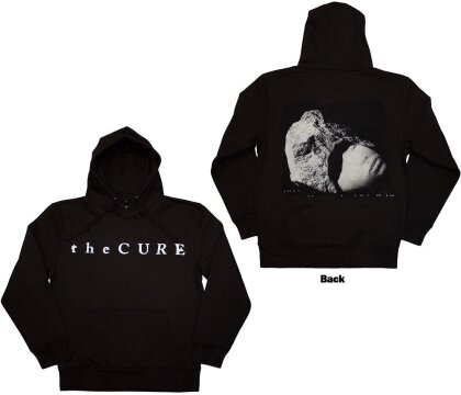 The Cure Unisex Pullover Hoodie - Songs Of A Lost World Logo (Black) (Back Print)