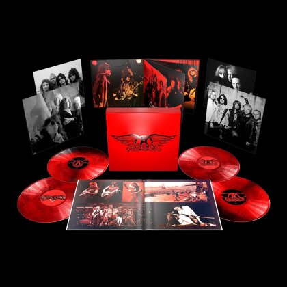 Aerosmith - Greatest Hits (Super Deluxe, Limited Edition, Black & Red Swirl Vinyl, 4 LPs)