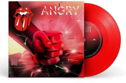 The Rolling Stones - Angry (Red Vinyl, 7" Single)