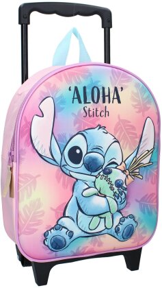 Sac à Dos à Roulettes - Aloa Stitch - Lilo & Stitch - 32 cm