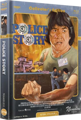 Police Story (1985) (Cover B, Limited Collector's Edition, Mediabook, 4K Ultra HD + Blu-ray)