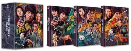 Police Story Trilogie (Schuber, Limited Edition, Mediabook, 3 4K Ultra HDs + 3 Blu-rays)