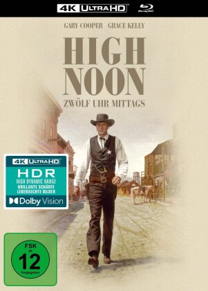 High Noon - Zwölf Uhr Mittags (1952) (s/w, Limited Collector's Edition, Mediabook, 4K Ultra HD + Blu-ray)