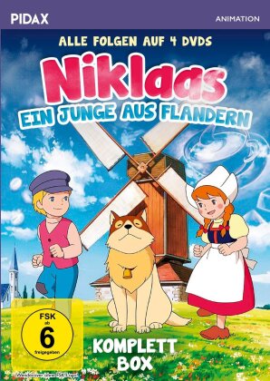 Niklaas - Ein Junge aus Flandern - Alle Folgen (Pidax Animation, Komplett Box, 4 DVDs)