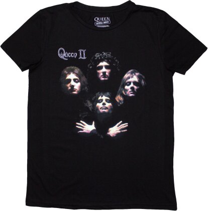 Queen Ladies T-Shirt - Bo Rhap Classic (Black)