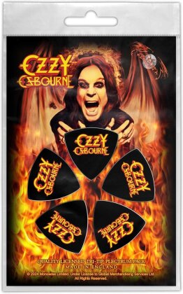 Ozzy Osbourne - Logo Plectrum Pack