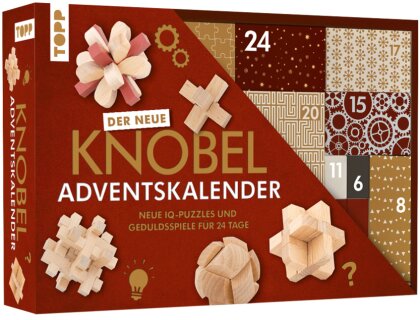 Knobelspiel-Adventskalender - Neue IQ-Puzzles und Geduldsspiele für 24 Tage