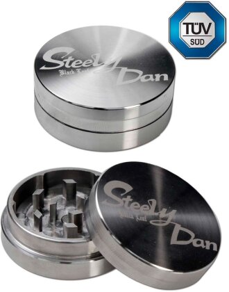 Black Leaf Stainless Steel Grinder Steely Dan 2 2part 35mm