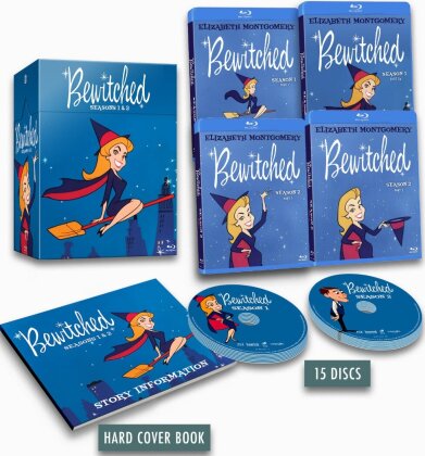 Bewitched - Seasons 1 & 2 (Australian Release, Limited Edition, 15 Blu-rays)