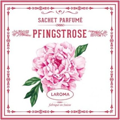 Pfingstrose Duftsachet Fabrique en Suisse 120x120mm