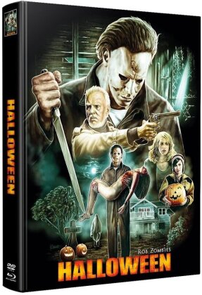 Halloween (2007) (Wattiert, Director's Cut, Kinoversion, Limited Edition, Mediabook, 2 Blu-rays + DVD)