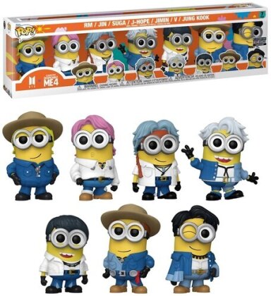 Despicable Me 4 Minions Pop! Vinyl Fig 7-Pack - Ee