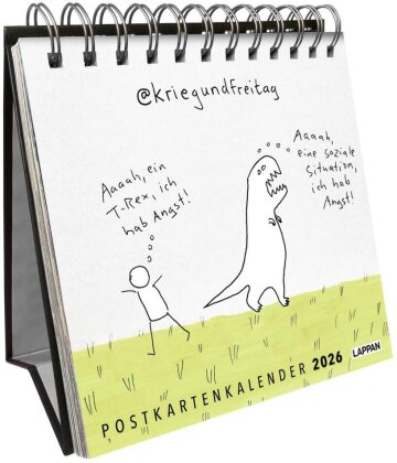 kriegundfreitag - Postkartenkalender 2026
